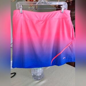 Slazenger Ladies Golf Skort in Ombre Colors Lady Large EUC